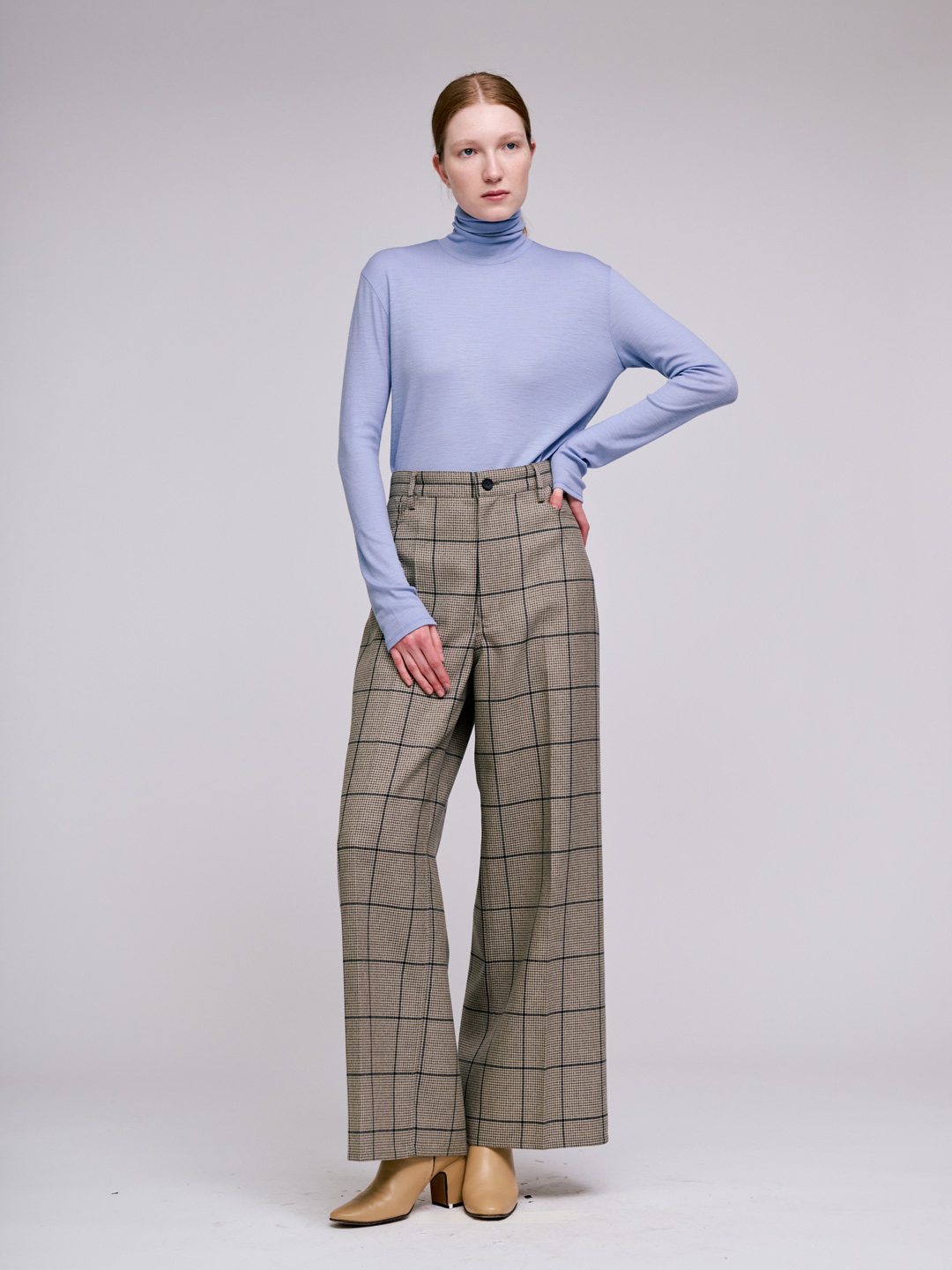 Wool 5-Pockets Trousers